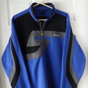 Sligo Performance Jacket Men's 1/2 Zip Pullover Athletic Jacket XXL Blue Jacket